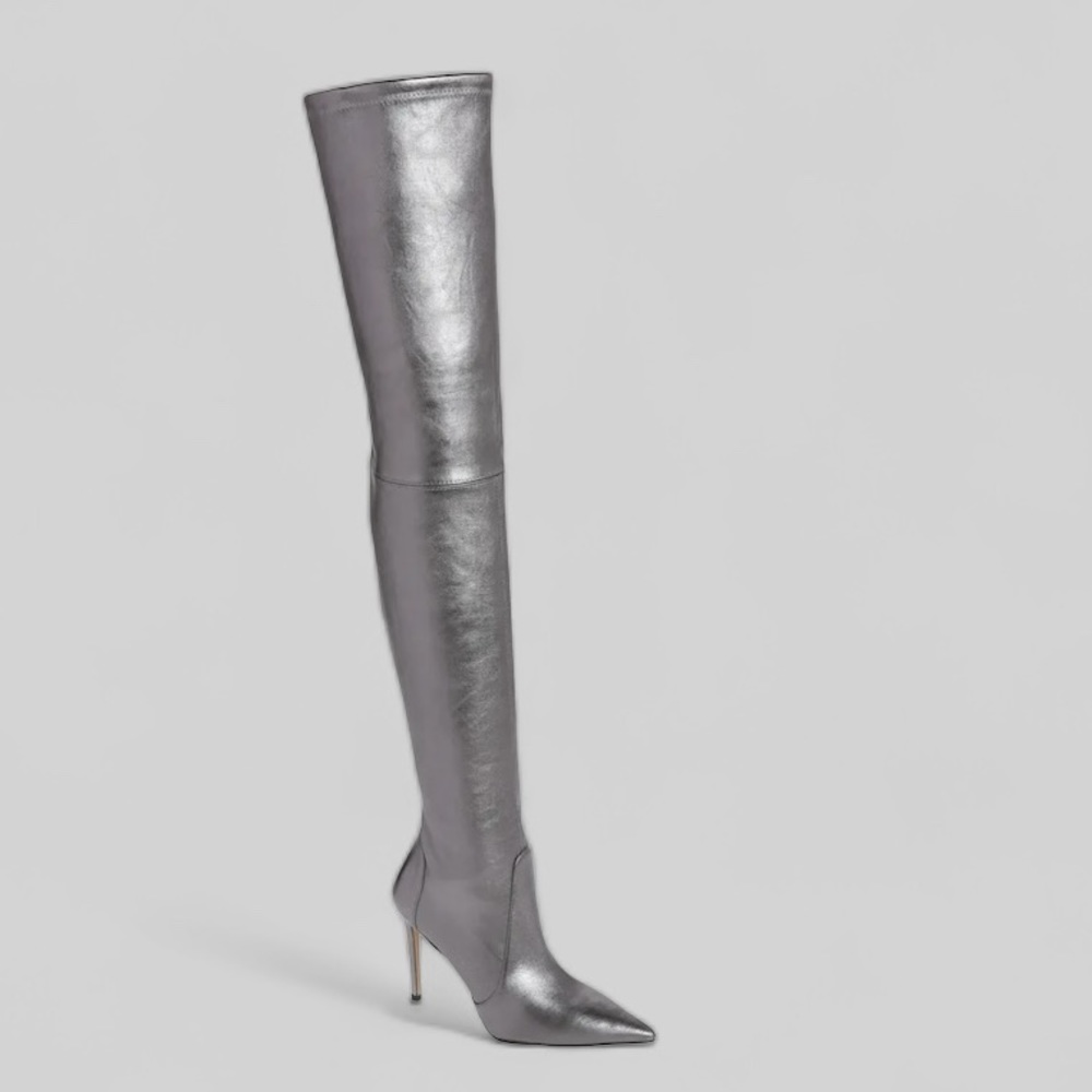 Stuart Weitzman Ultrastuart 100 Stretch Pointed Toe Over the Knee Boot Size 7
